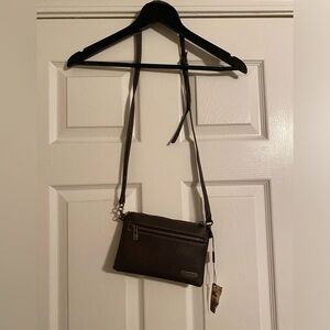 Montana West.Purse.Crossbody.Brown/Animal Print. Credit Slots Inside.2 Pockets.